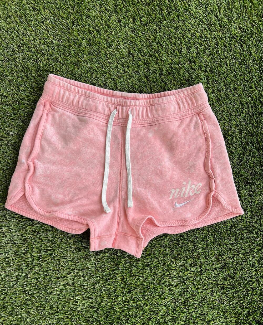 Pink Nike Sweatpants Shorts